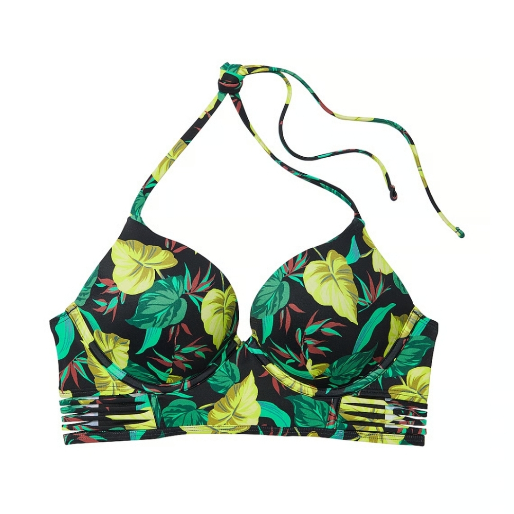 Victoria's Secret SwimVS Archives Swim Bombshell Push-Up Longline Bikini Top